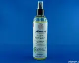 Flacon de laque écologique Adiantum, spray fixateur sans gaz. Est-ce que la laque abîme les cheveux ? Ce produit promet haute finition, souplesse et tenue.
