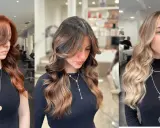 Trois femmes arborent une magnifique coupe cheveux ondulés, aux teintes rousse, brune et blonde, sublimées par des ondulations douces.