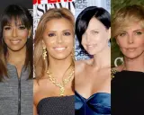 Eva Longoria et Charlize Theron montrent comment changer de tête avec différentes coiffures et couleurs de cheveux.
