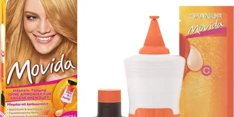 Boîte de coloration Garnier Movida 10 Blond Doré. Avis sur ce shampoing colorant : facile, sans ammoniaque, pour une couleur naturelle et des reflets lumineux.