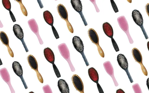 Une variété de brosses à cheveux, roses, noires, bleues et en bois, pour vous aider à choisir quelle brosse à cheveux choisir.